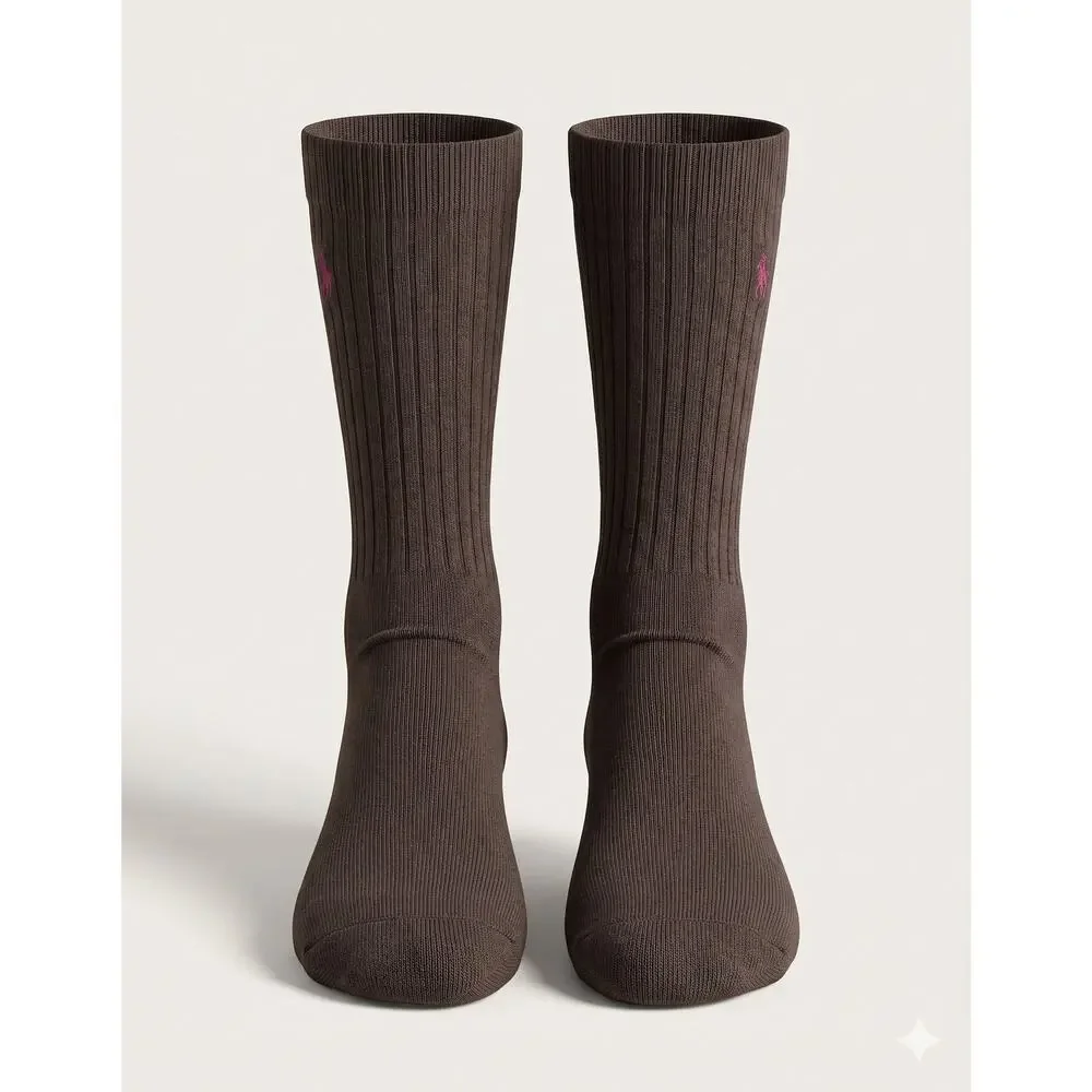 NWT Polo Ralph Lauren Mens 10-13 Old Money Academia Equestrian Staple Crew Socks